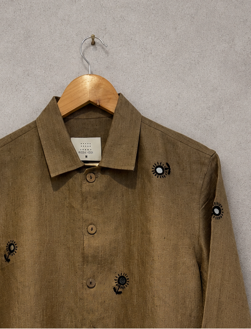 Mirror mirror linen jacket