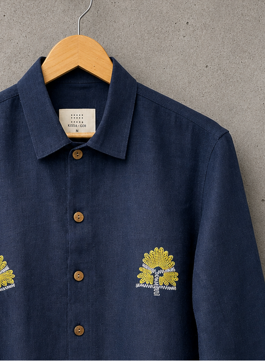 Under the Banyan Tree linen jacket