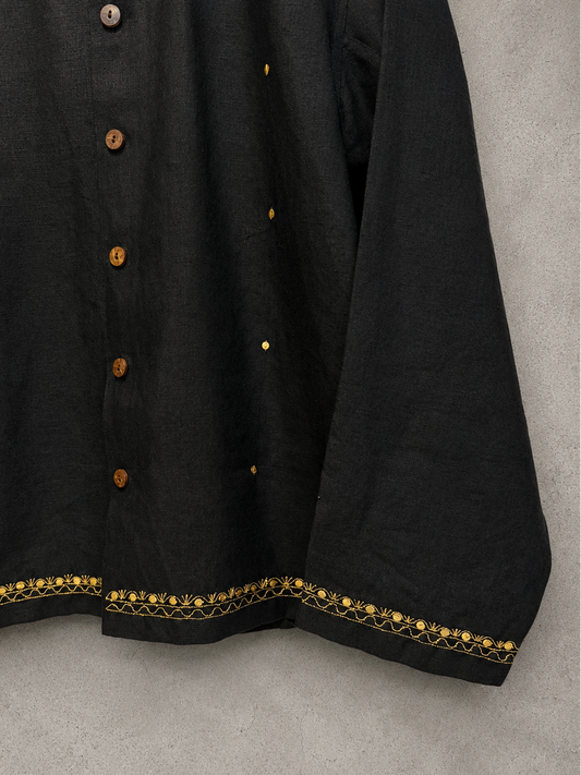Sequined shirt and jacket