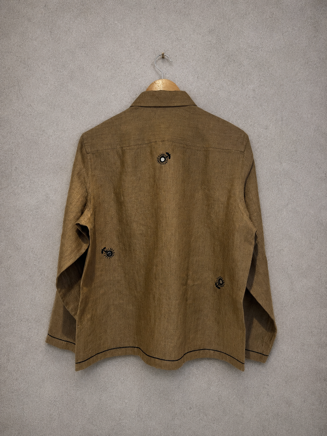Mirror mirror linen jacket