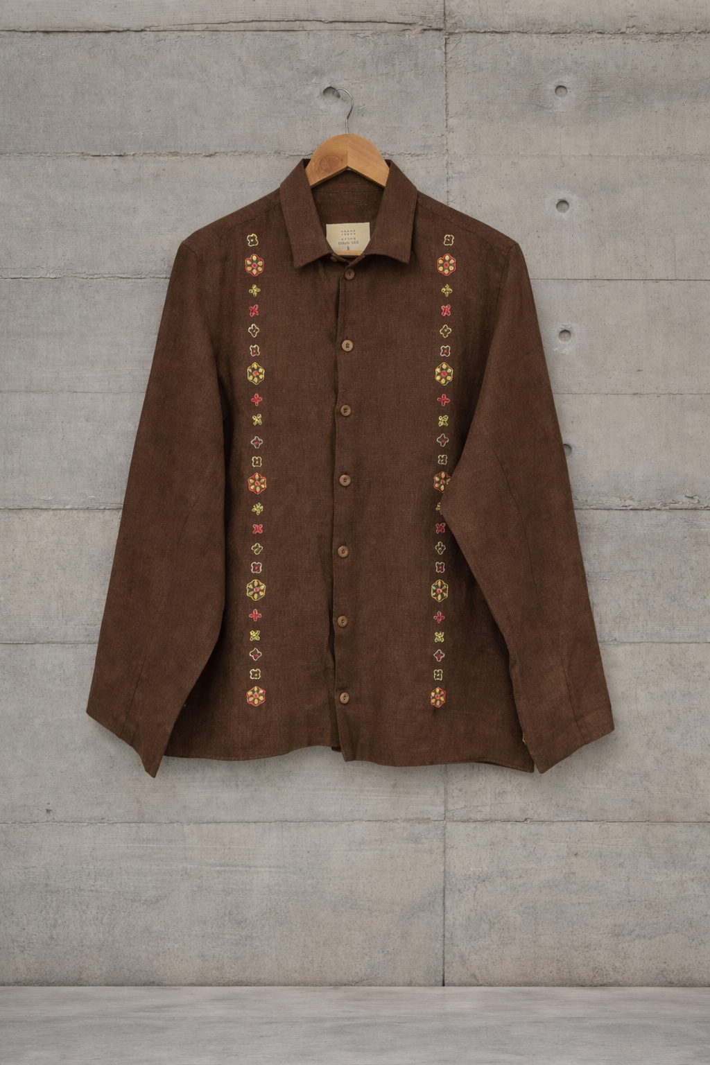 Follow the flowers shirt and jacket