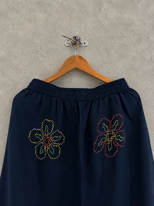 Pixelated flowers lounge pants