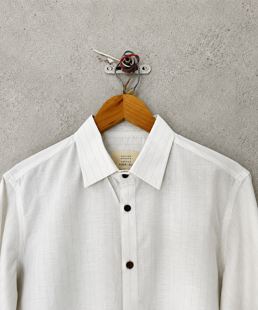 White Stripes linen shirt 001