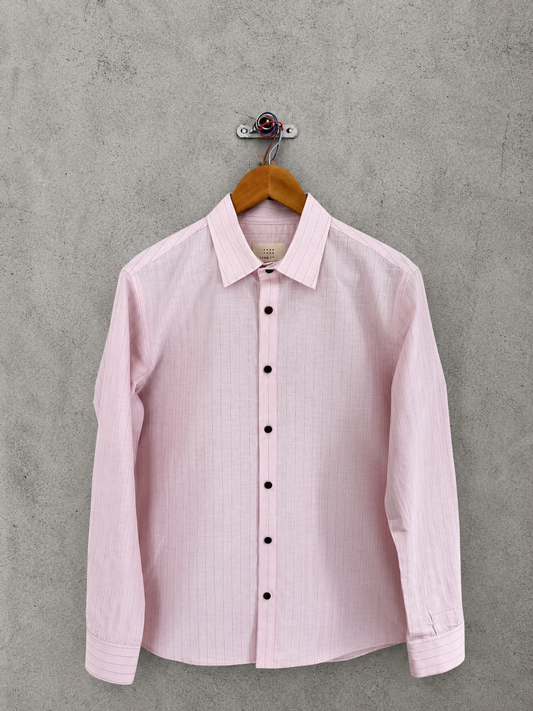 Don't cross me Pink Stripes shirt