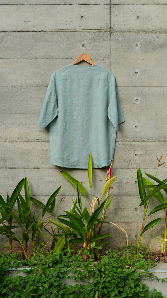 Mint Green Staple Linen T-shirt