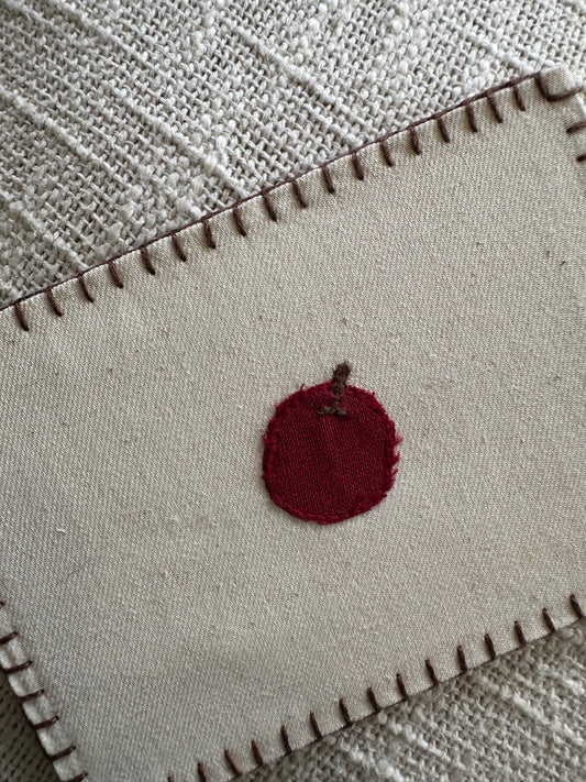 An apple postcard, Inspired by Paul Cézanne