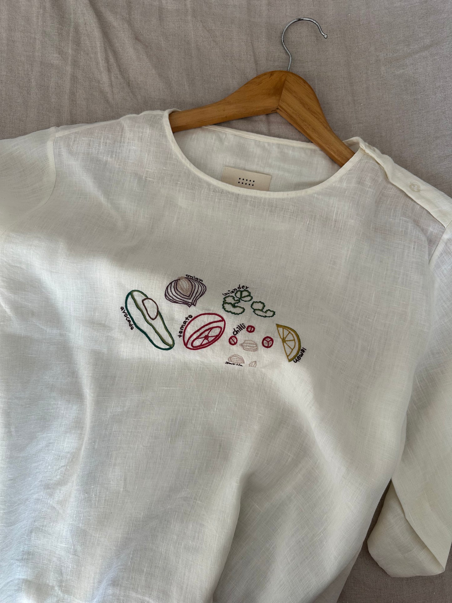 Avocado Staple Linen T-shirt