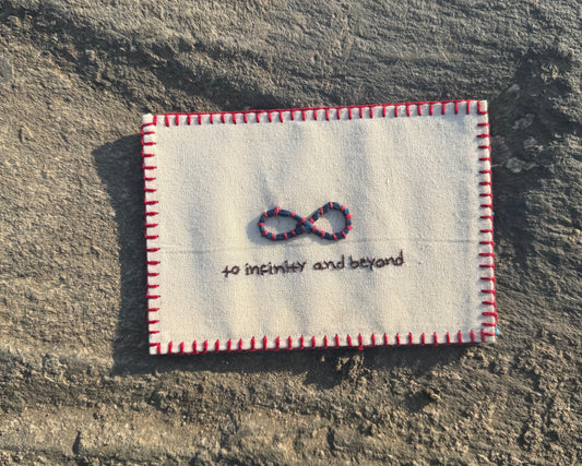 A forever postcard: to infinity and beyond