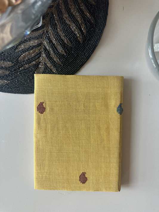 Mustard Jamdani notebook