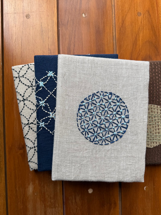 Tsukimi (looking at the moon) Sashiko diary