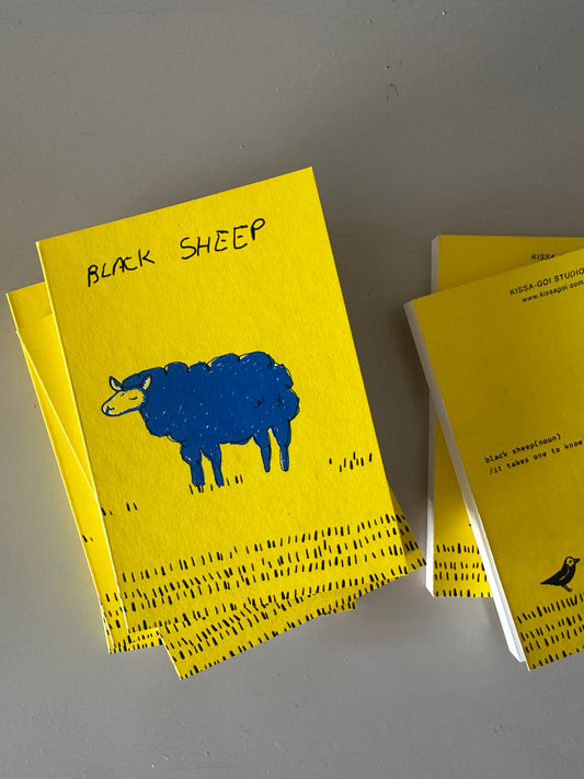 Black Sheep Riso Notebook