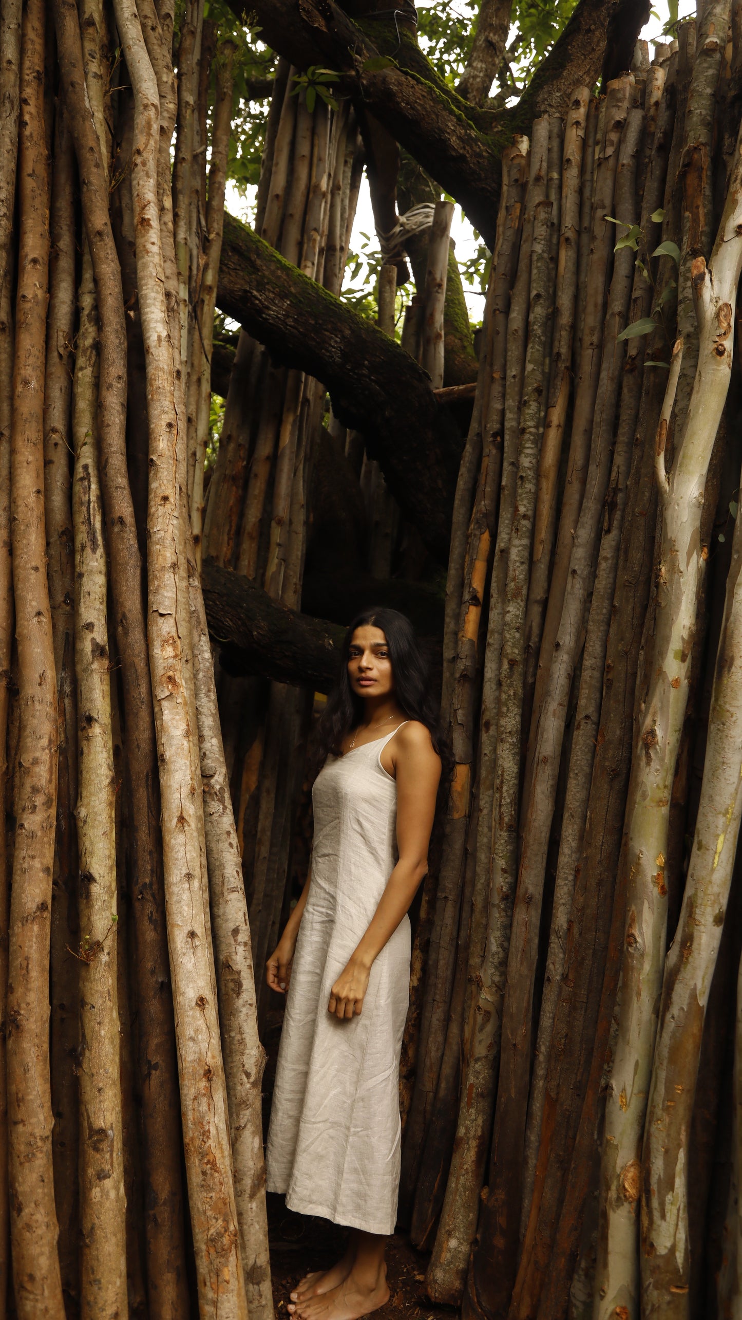 Do me a solid Beige Dress