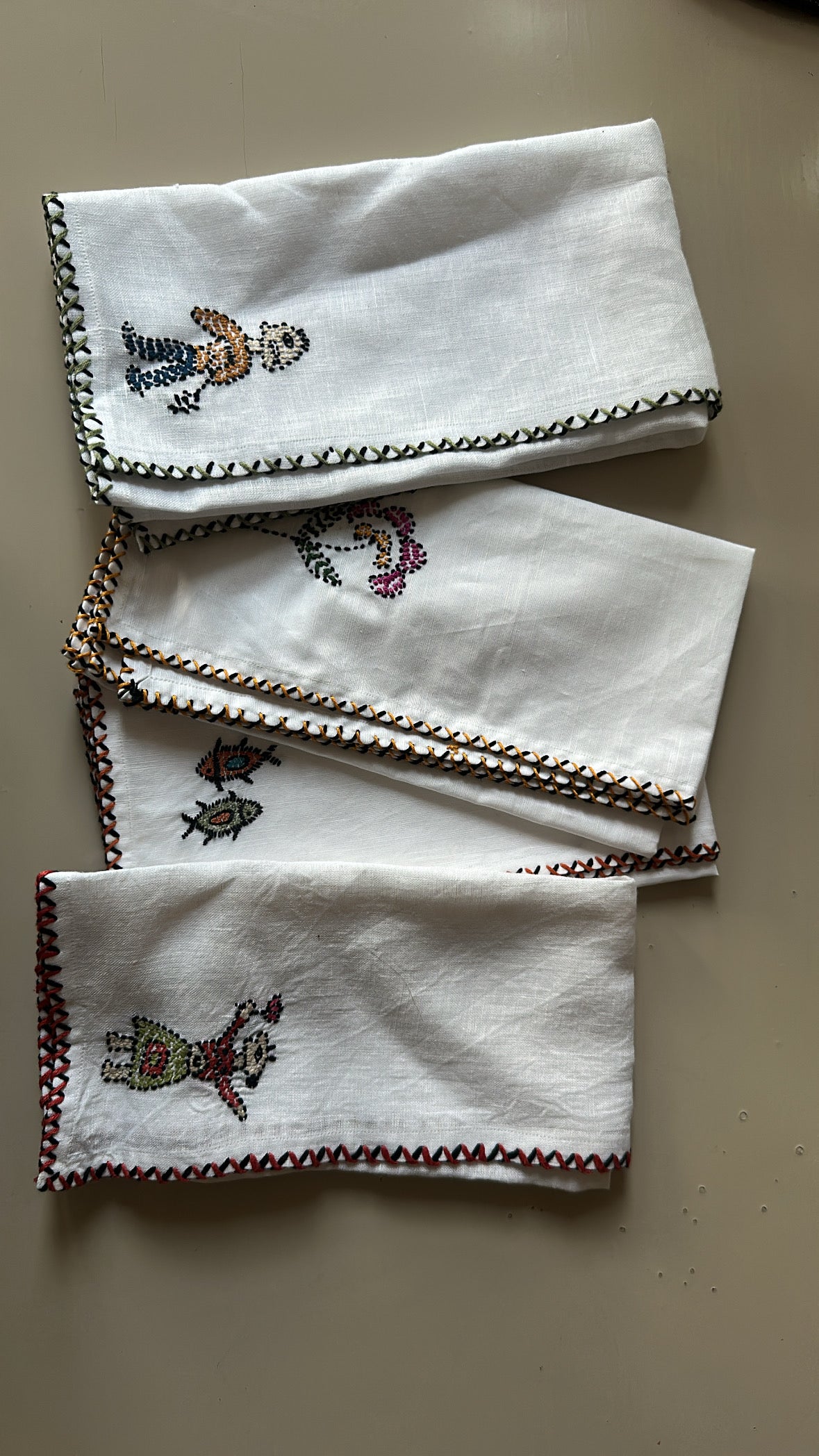 Table tales kantha napkins