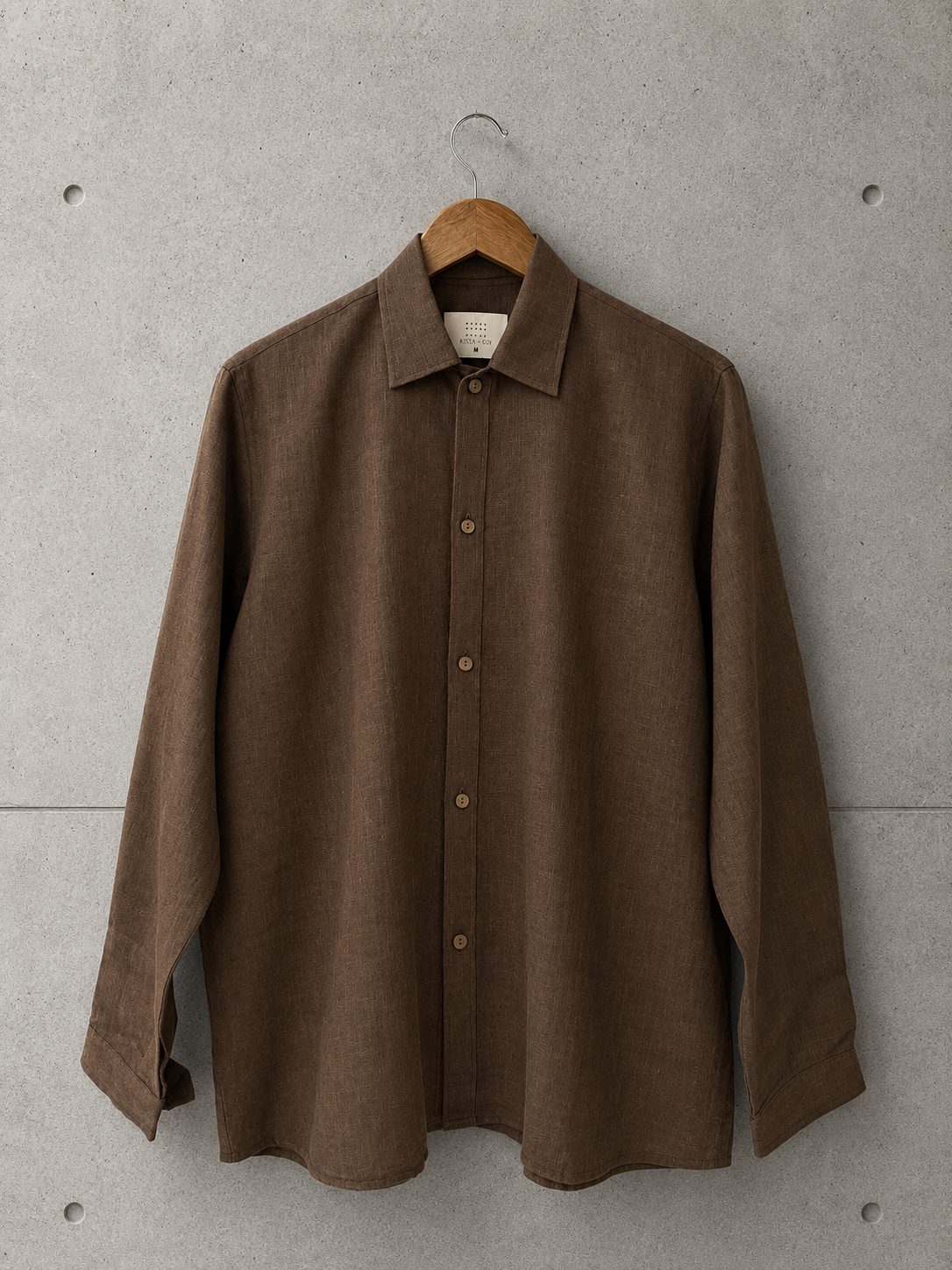 Do me a solid - Brown linen shirt