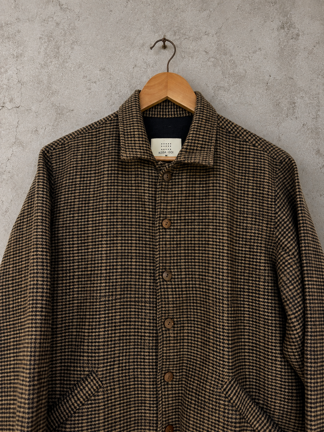The Houndstooth woollen jacket
