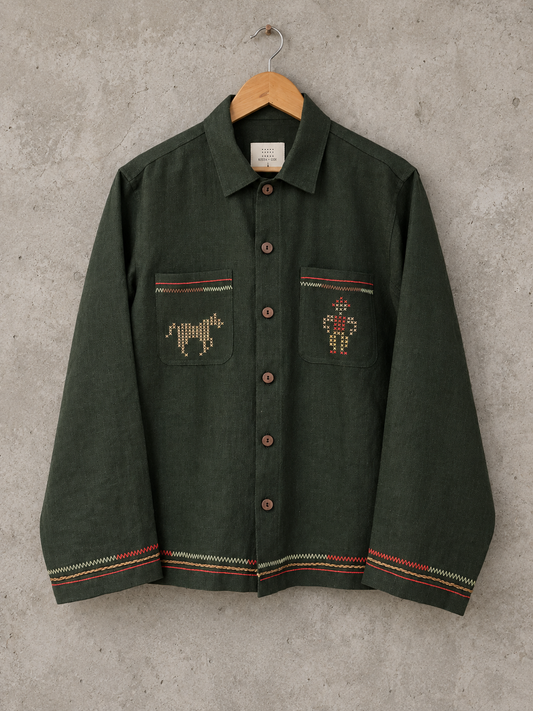 Rodeo Days linen jacket