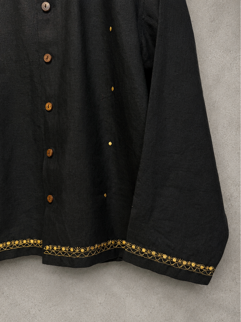 Sequined shirt and jacket
