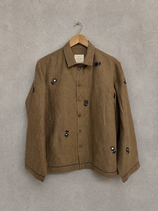 Mirror mirror linen jacket