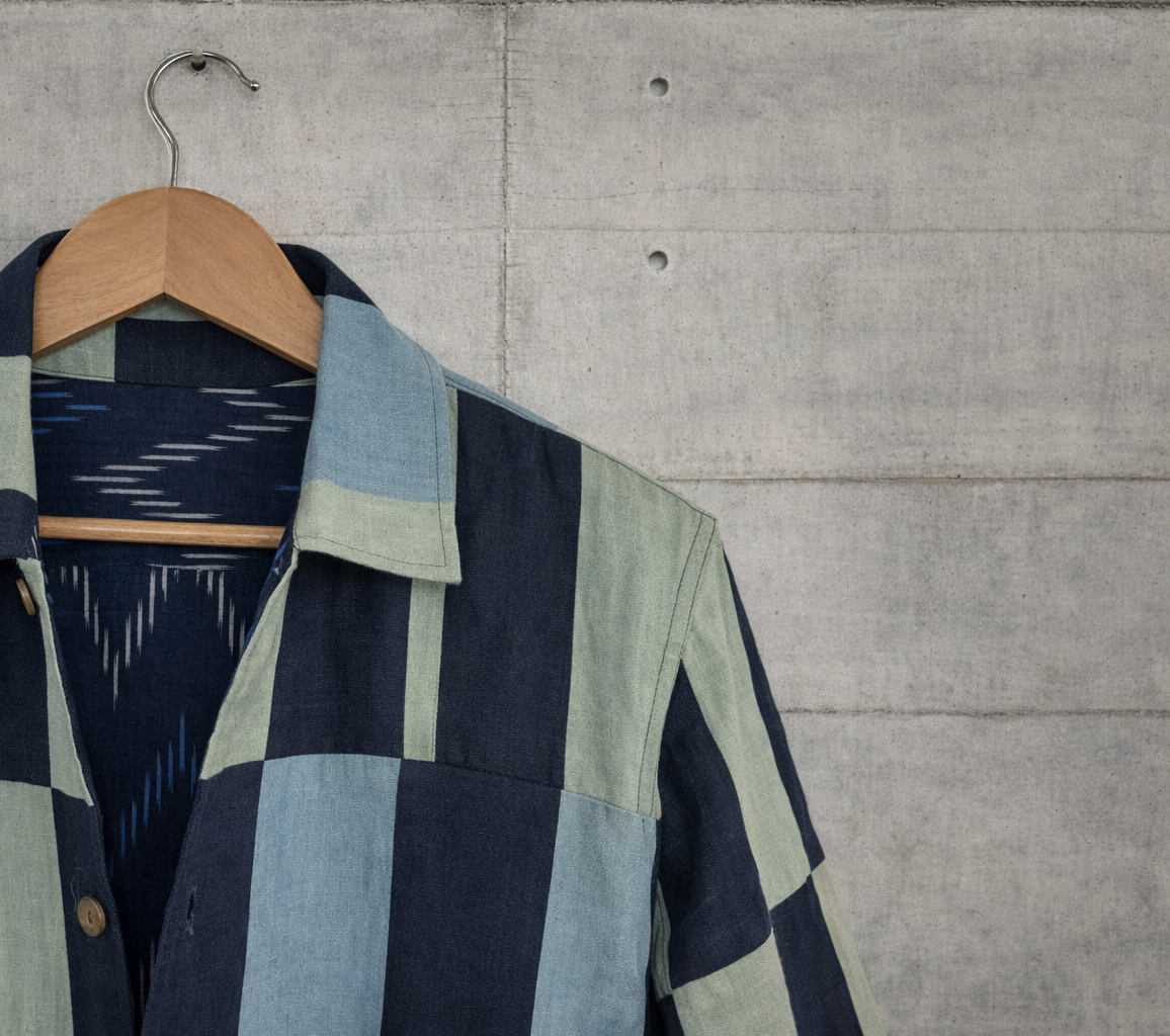 In Parts and Patches 004 linen jacket