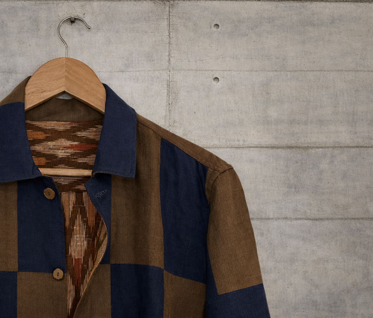 In Parts and Patches 006 linen jacket