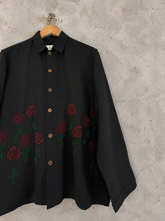 The Roses 001 linen jacket