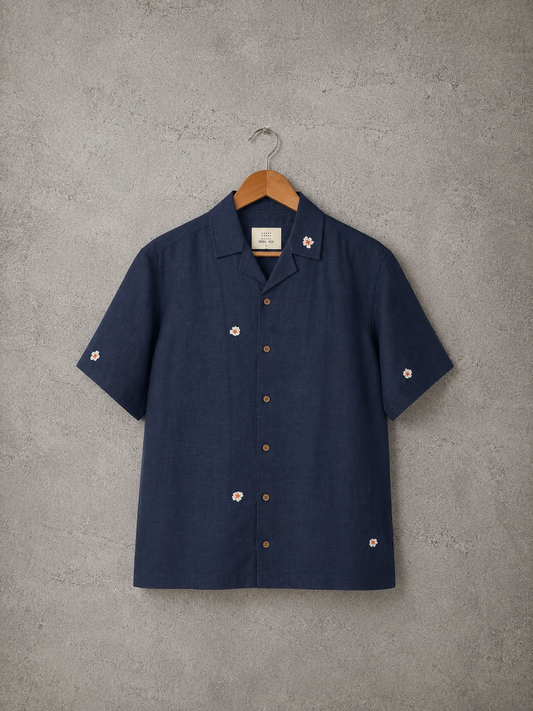 Scatter 001 linen shirt