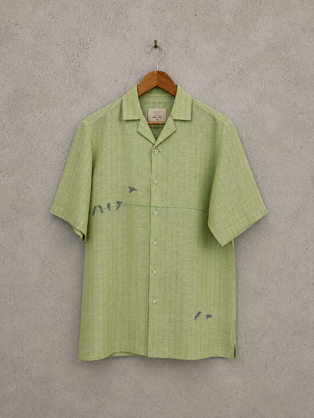 No News Today linen shirt