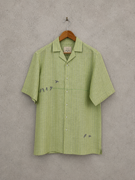 No News Today linen shirt