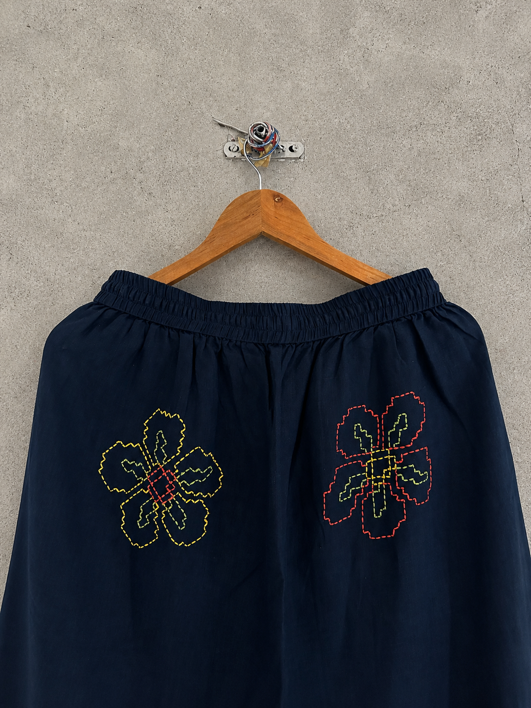 Pixelated flowers lounge pants