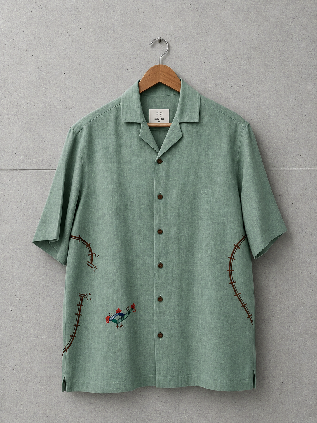 A Flock and a Flight Shirt in Green