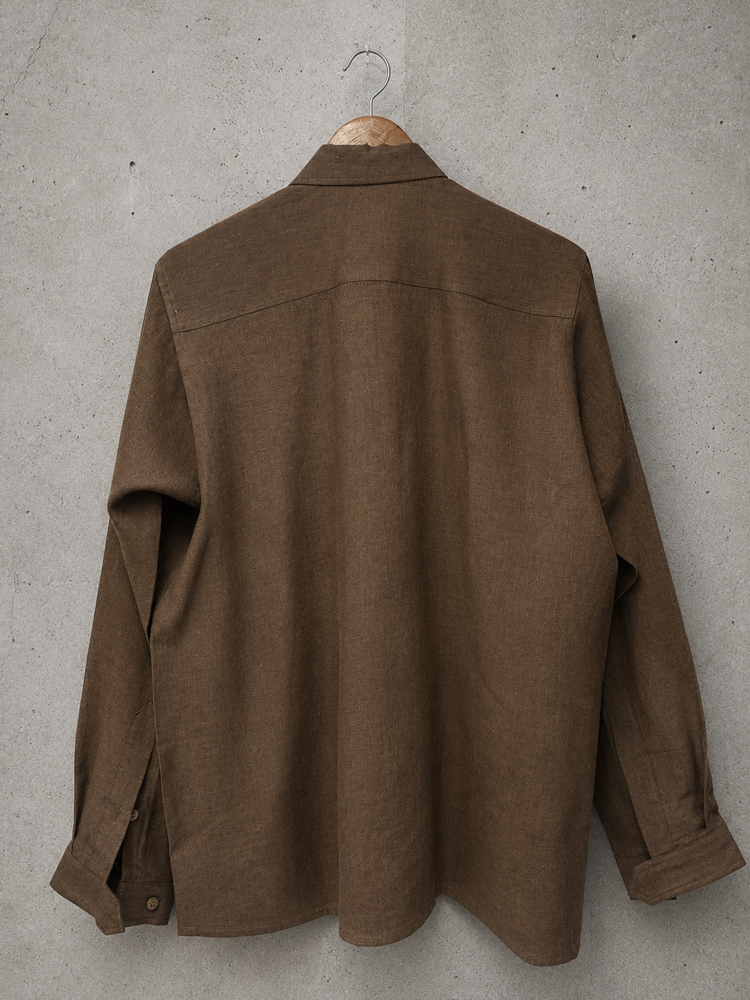 Do me a solid - Brown linen shirt