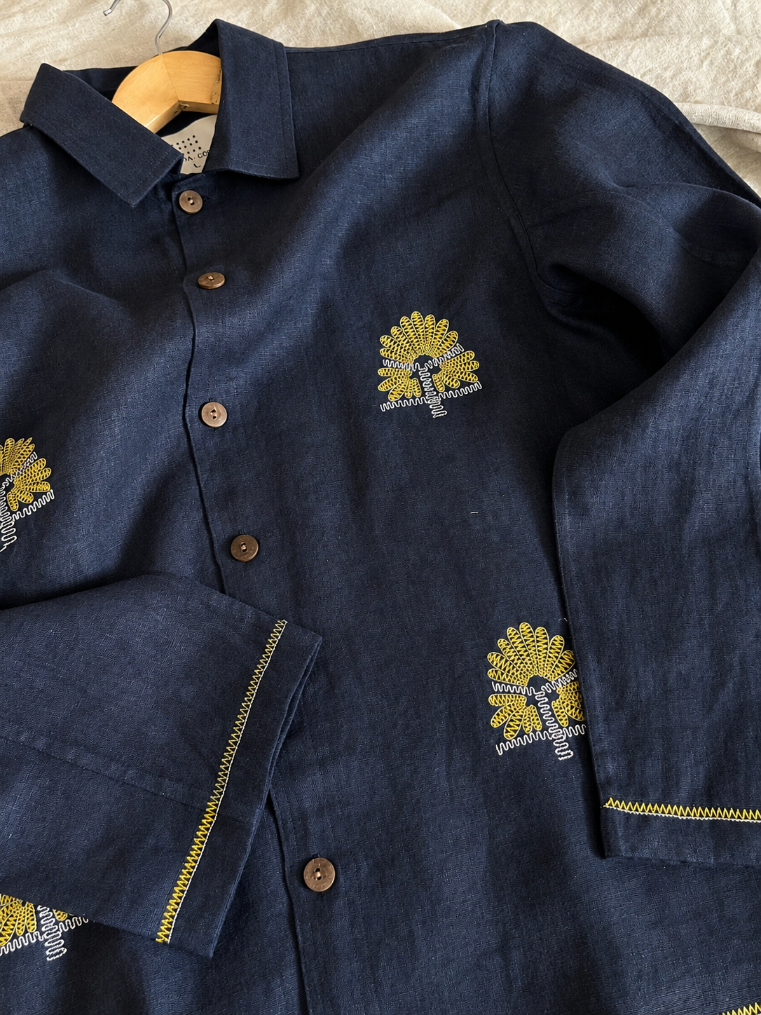 Under the Banyan Tree linen jacket