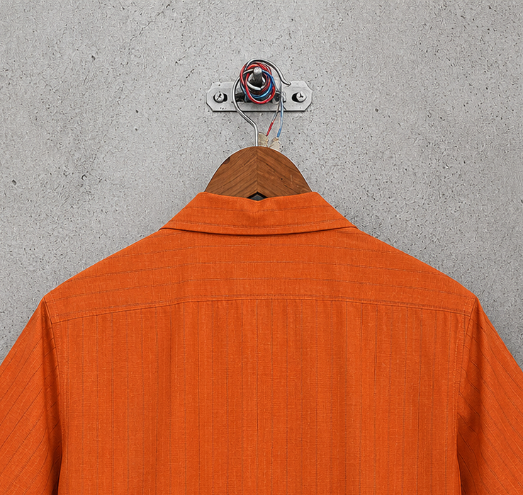 Don't cross me Orange Stripes shirt