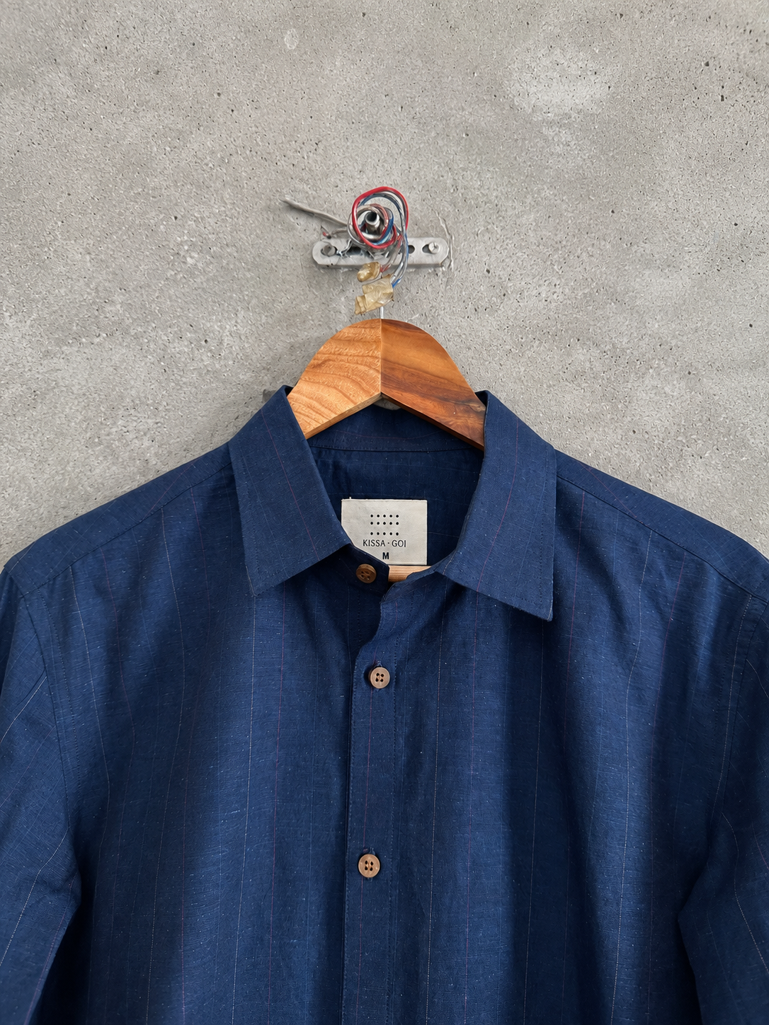 Don't cross me Blue Stripes shirt