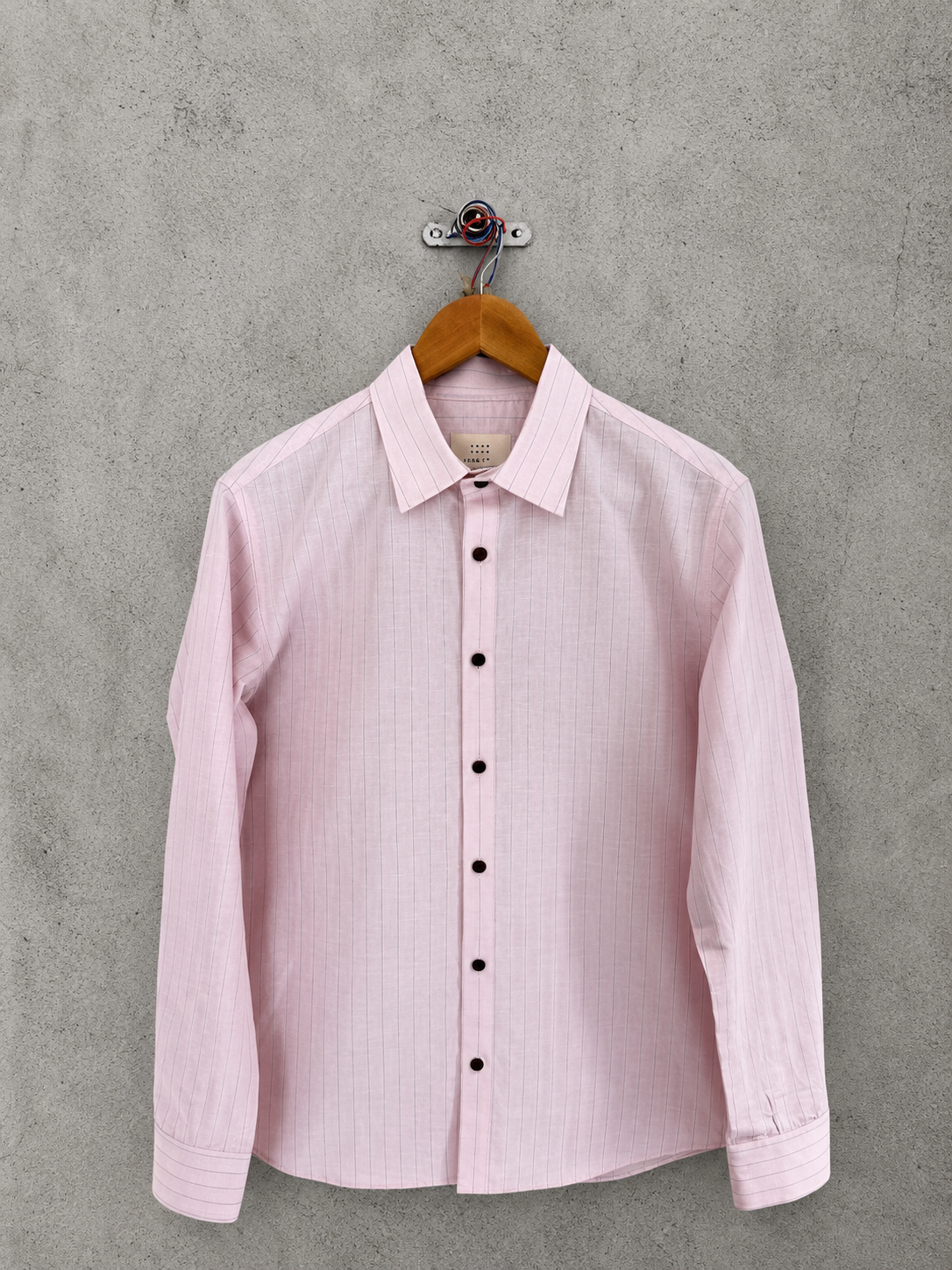 Don't cross me Pink Stripes shirt