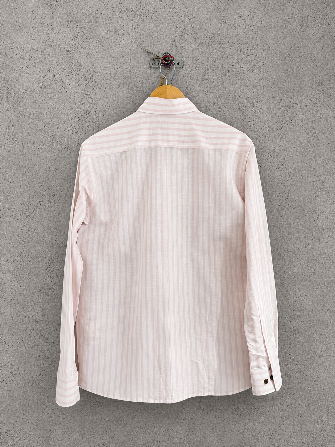 Don't cross me Pink and White Stripes shirt