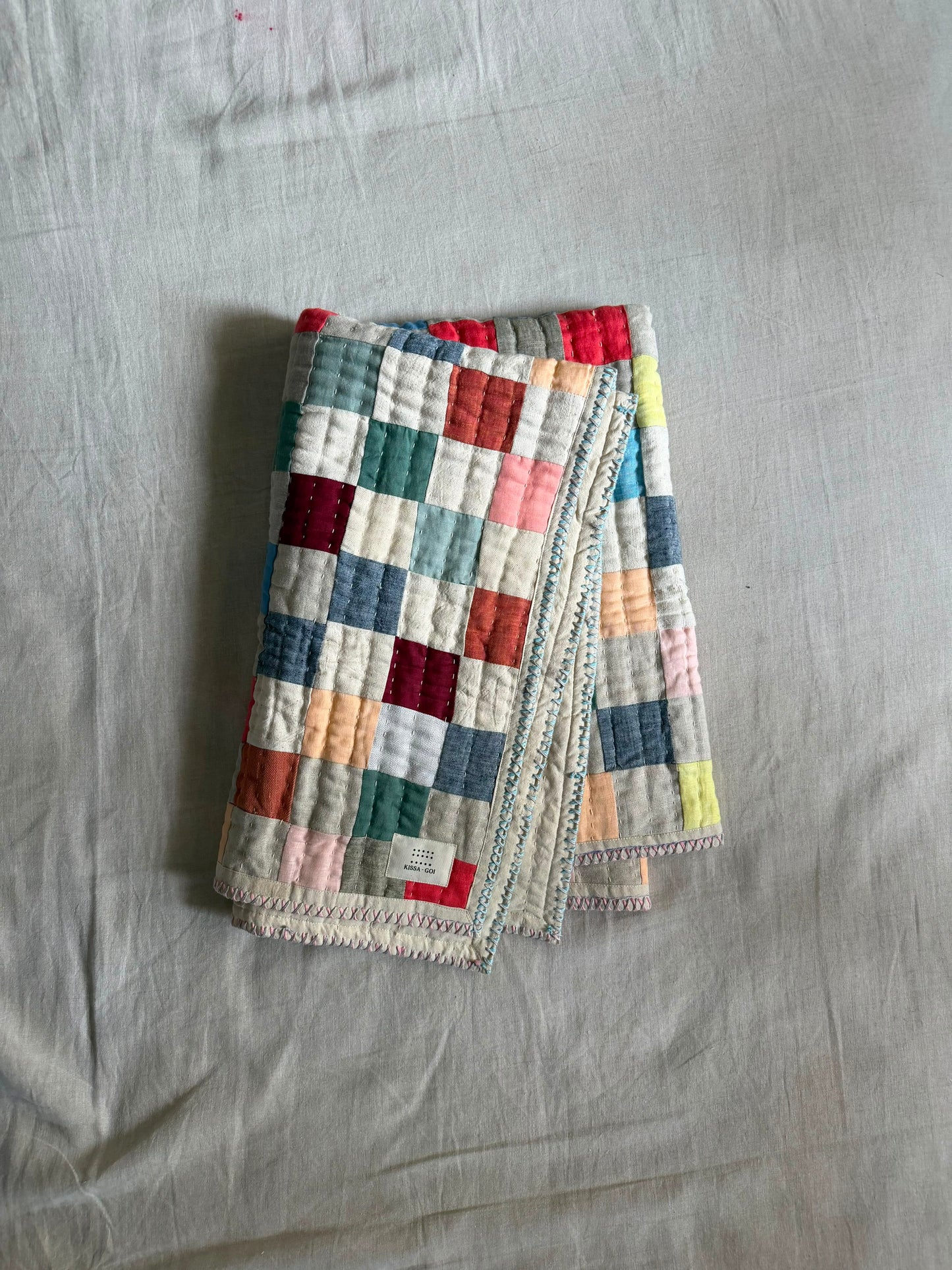In parts and patches quilt