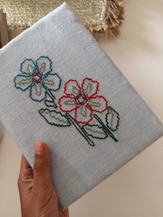 Pixelated flowers diary