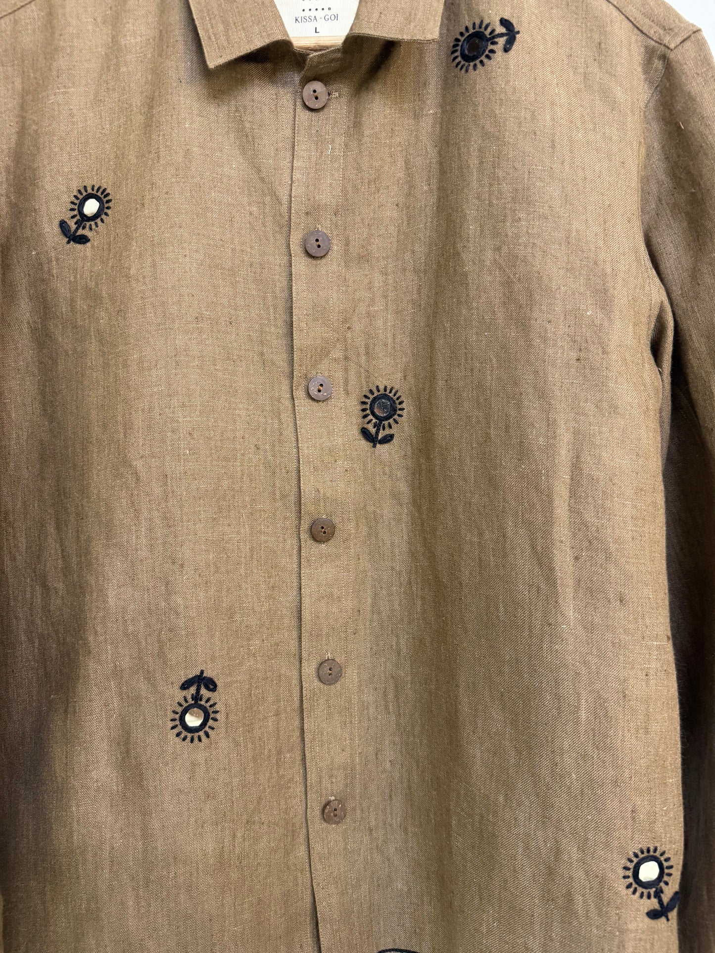 Mirror mirror linen jacket