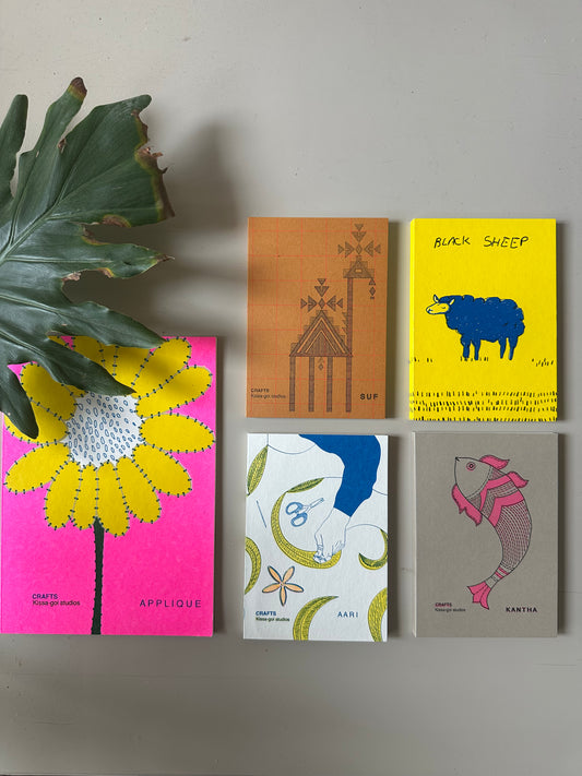Riso Notebooks - Set of 5