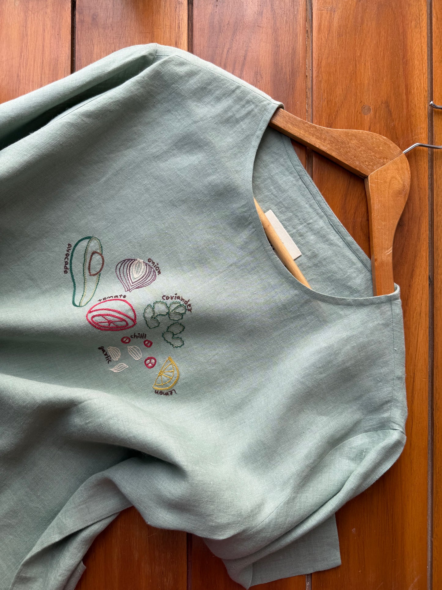 Avocado Staple Linen T-shirt