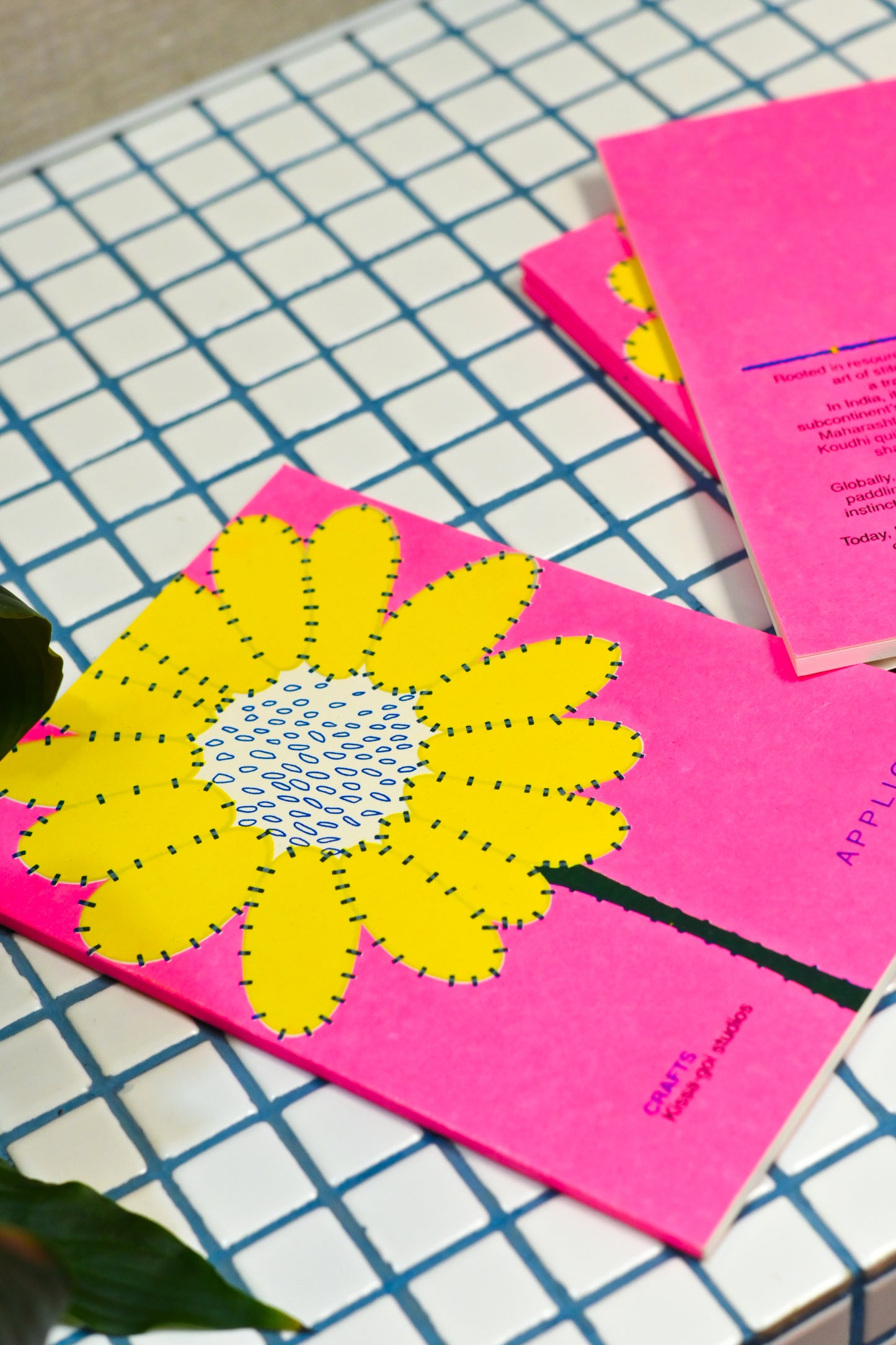 Sunflower Craft Notebook - Applique
