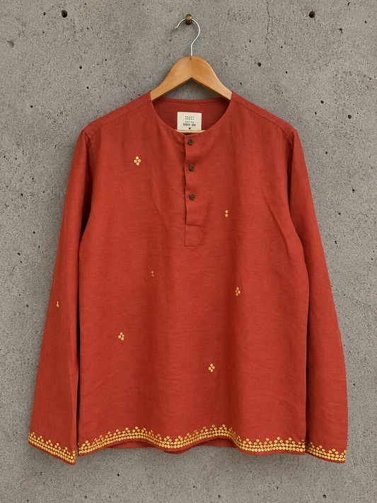 Genda phool in orange-red