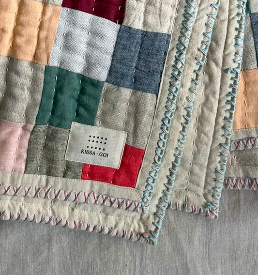 In parts and patches quilt