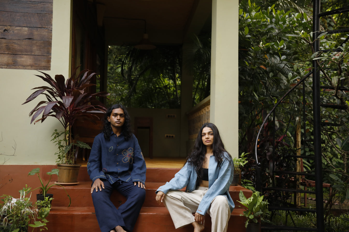 CTRL+Bloom shirt and jacket