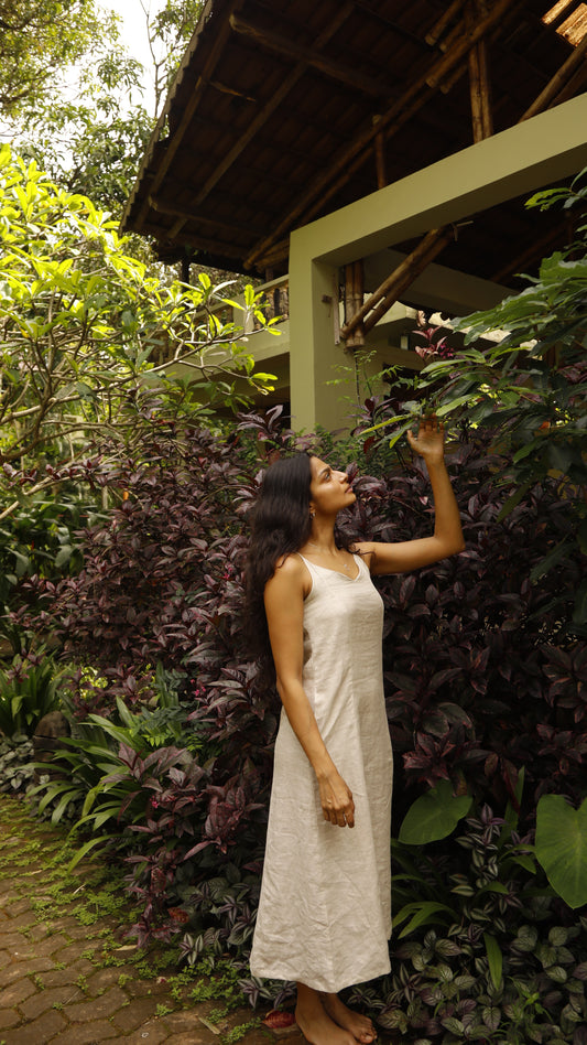 Do me a solid Beige Dress